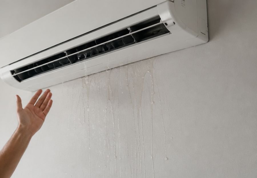 أسباب تسرب الماء من المكيف: سبب نزول الماء وطرق حل المشكلة